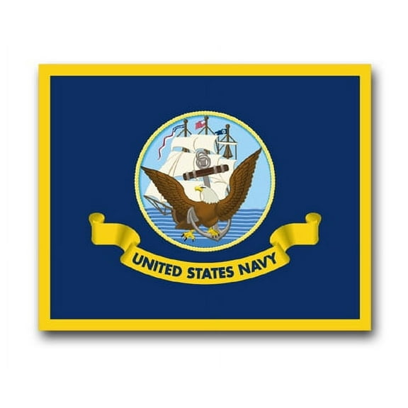 3.8 Inch U.S. Navy Flag Vinyl Transfer Decal