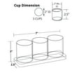 thumbnail image 3 of Three Cup Acrylic Deluxe Holder, 3 of 5