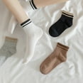 thumbnail image 3 of 5 Pairs Women's Solid color light Ankle Socks, 3 of 8