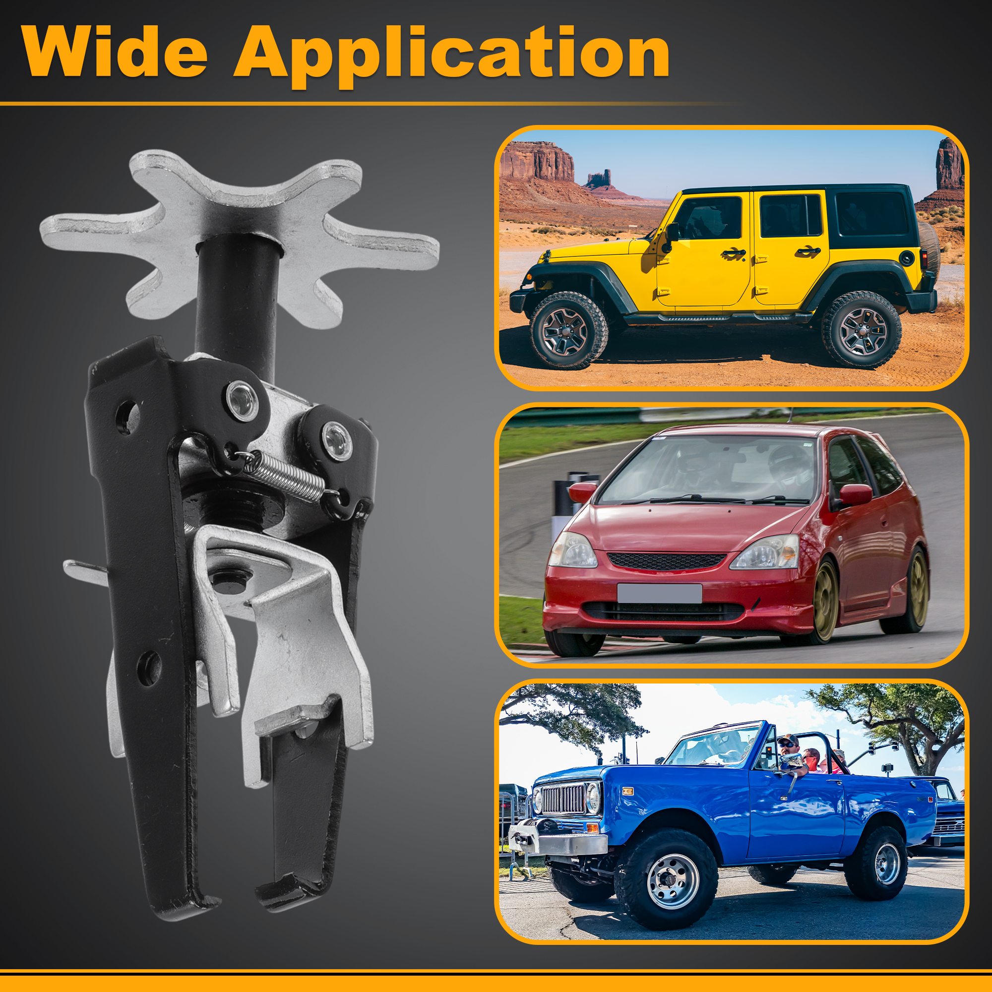 Unique Bargains Overhead Spring Compressor Tool Alloy Steel Valve Spring Compressor for Valve Spring Installation & Removal for Vehicle Installation And Removal
