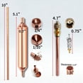 thumbnail image 4 of 6X Refrigerator Filter Dryer with Access Service Valve,Phosphor Bronze Welding Rod for Refrigeration Air Conditioner,2 set filter water for refrigerator, 4 of 7