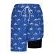 thumbnail image 4 of Pantalones Cortos Casuales para Hombre Imprimir con Bolsillos Pantalones de Playa de Cintura Elástica, Pantalones Cortos de Cintura Elástica para Hombre, 4 of 6