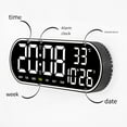 thumbnail image 2 of Led Digital Wall Clock Remote Control Electronic Mute Clock With Temperature Date Week Display 15-Inch Timing Function Clock, 2 of 9