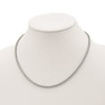 thumbnail image 3 of Primal Silver Sterling Silver Rhodium-plated Cubic Zirconia 18-inch Necklace, 3 of 4