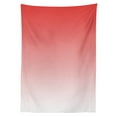 thumbnail image 3 of Ambesonne Ombre Tablecloth Rectangular Table Cover, Tropic, 60"x90", Coral, 3 of 4