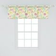 thumbnail image 2 of Ambesonne Palm Tree Window Valance, Silhouettes in Color, 54" X 18", Multicolor, 2 of 3