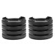 thumbnail image 1 of Lot de 8 patins antidérapants en plastique pour pieds de meubles, multi-emplacements, pour table, bureau, canapé, chaises (noir), 1 of 4