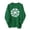 Green#6, variant on ShiShine St Patricks Day Sweatshirt for Women Long Sleeve Crewneck Pullover with Holiday Graphic Print