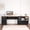 Black, variant on Haooyeah Office Computer Desk with 3 Drawers, Built-in Power Outlet, USB & Type-C Fast Charging, Wooden Writing Desk for Home Office,Blue