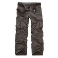 thumbnail image 6 of ZKCCNUK Cargo Pants for Men Multi-pocket Butt Zipper Cargo Pants Sports Outdoor Pants Trousers Army Green XXL, 6 of 9