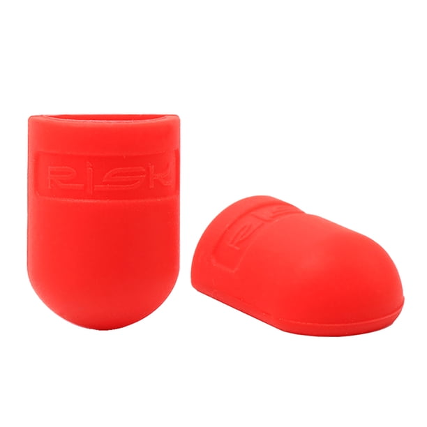 2 uds cubierta de palanca de cambio de freno de bicicleta protectores de manga antiarañazos de silicona