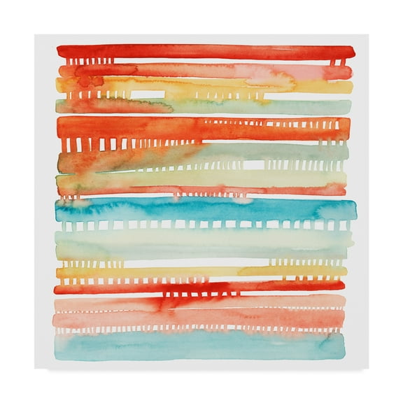 Trademark Fine Art 'Connected Lines I' Canvas Art by Grace Popp