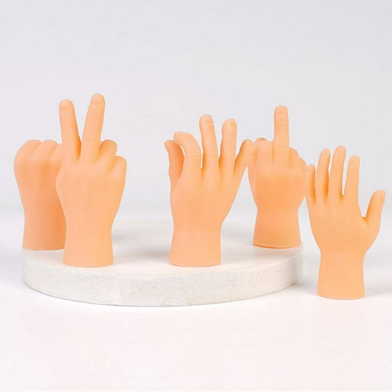 Set of Rubber Finger Hands for Finger Hands Mini Puppets Small