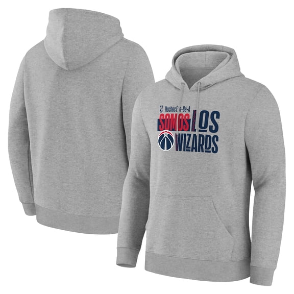 Men's Gray Washington Wizards Noches Training Hoodie