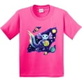 thumbnail image 3 of Inktastic Galaxolotl Cute Purple Space Axolotl Galaxy Design Youth T-Shirt, 3 of 5