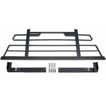 Cab Protector and Headache Rack - Compatible with 2007 - 2019 GMC Sierra 2500 HD 2008 2009 2010 2011 2012 2013 2014 2015 2016 2017 2018