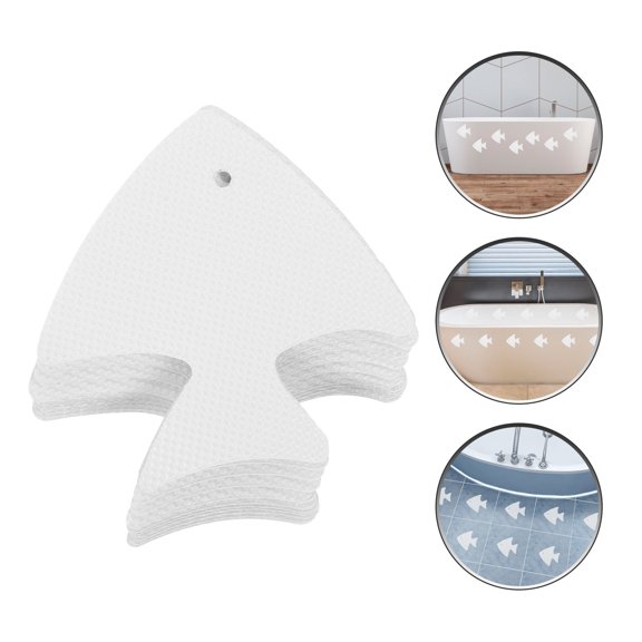 WHAMVOX 12 Pcs Bathtub Adhesive Non Slip Stickers Shower Floor Mat Anti