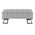 thumbnail image 2 of Midas Contemporary Storage Bench by LumiSource, 2 of 8