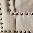 thumbnail image 3 of Furniture of America Jazlyn Contemporary Fabric Nailhead Chaise Lounge in Beige, 3 of 6