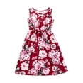 thumbnail image 4 of Robe Assortie Mère Fille Famille Maman et Moi Robes Maxi à Fleurs, 4 of 5