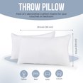 thumbnail image 5 of Utopia Bedding 12x20 White Throw Pillow Inserts (Set of 4) – Decorative Pillows for Bed & Couch, 5 of 5