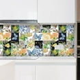 thumbnail image 1 of 24-Sheet 6"x 6" Peel and Stick Self Adhesive Removable Stick On Kitchen Backsplash Bathroom 3D Wall Sticker Wallpaper Tiles in Subway Designs, 1 of 7