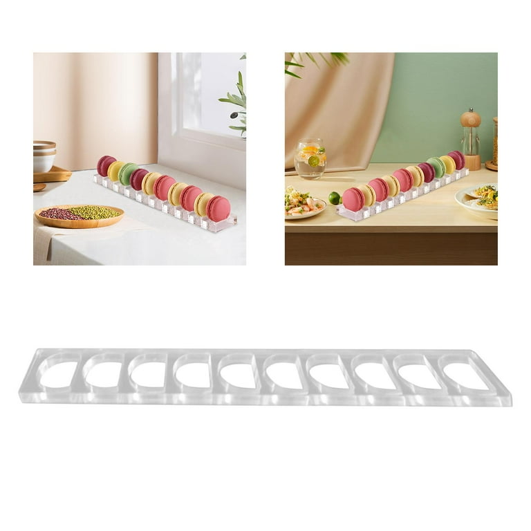 kowaku Macaron Cake Stand Dessert Display Multifunctional Cupcake Stand Cake Stand for Parties Buffet Display Sandwich Bread Biscuit 35cm 4cm 10holes Walmart