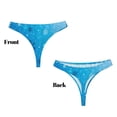 thumbnail image 3 of Balery Winter With Snowflakes Tangas de Algodón para Mujer con Estampado – Ropa Interior Sexy, Transpirable, G-string-Large, 3 of 6