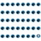 thumbnail image 1 of 20 pares de parches de poliéster con forma de ojos blancos y azules, bordados, para planchar, con dibujos de ojos, accesorios para disfraces, chaquetas, ropa y accesorios de bricolaje., 1 of 5
