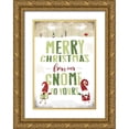 thumbnail image 1 of JMB Designs 14x18 Gold Ornate Wood Framed with Double Matting Museum Art Print Titled - Gnome Christmas, 1 of 4