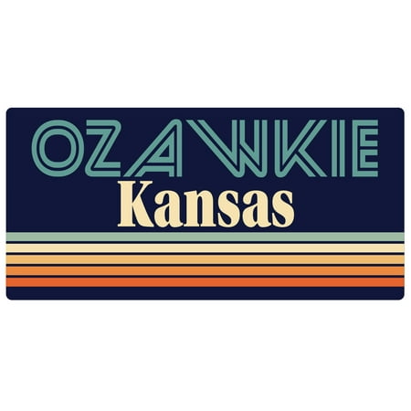 

Ozawkie Kansas 5 x 2.5-Inch Fridge Magnet Retro Design