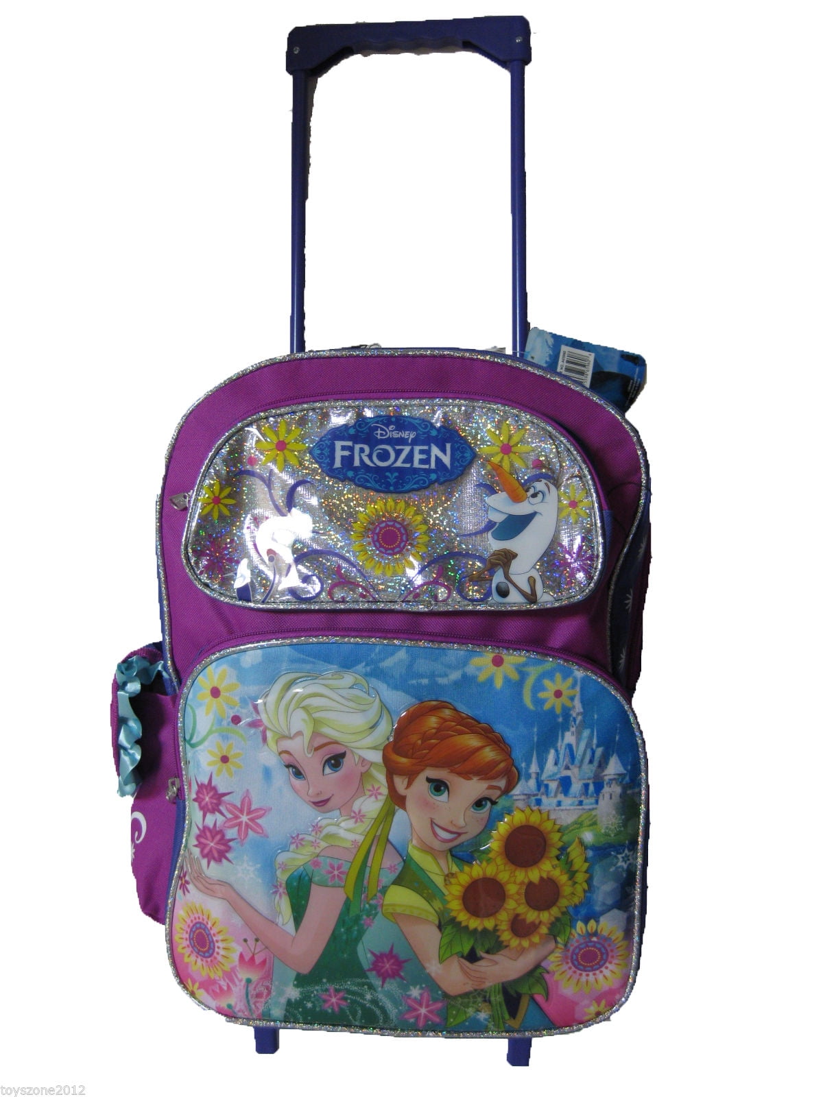 A05960 Frozen Large Rolling Backpack 16" x 12"