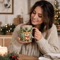 thumbnail image 7 of Trovenix Reindeer Coffee Mug 2D Ceramic Christmas Cup, Hot Cocoa Milk Tea Drinking Mug for Home Office, Festive Holiday Gift for Family, 7 of 7