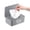 Gray, variant on Wipes Dispenser for Bathroom White Baby Wipes Dispenser Non-Slip Refillable Please DO NOT Flush Baby Wipes Container with Sealing Lid Baby Wipe Holder for Fresh Wipes, 7.28x4.80x2.75 inch