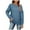 Blue, variant on Aoochasliy Ladies Tops Long Sleeve Clearance Spring and Fall Casual Solid Round Neck Long Sleeve Pullover Blouse Tops