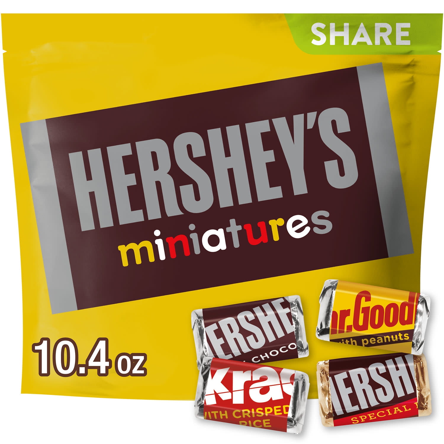 Hershey's Miniatures Assorted Chocolate Candy Bars Family Pack