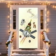thumbnail image 4 of Steadline Oversized Christmas Door Curtain with 3D Embroidery - Holiday Decorative Cover for Indoor and Outdoor Festive Atmosphere Creation During Winter Celebration, 4 of 7
