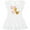 AA-White, variant on Inktastic My Peepaw Loves me- cute giraffe Girls Baby Dress