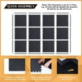 thumbnail image 3 of 24pc Puzzle Exercise Mat w/ EVA Foam Interlocking Tiles 96 Sq Ft GYM Home, 3 of 8