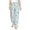 White, variant on Bee Flower Women's Straight Lounge Pajama Pants: The Epitome of Relaxed Sleepwear