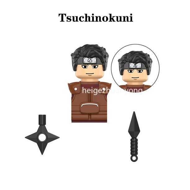 WM6108 mini action Naruto blocks Building Blocks Toys Anime cartoon Japanese Characters figures Bricks Assemble toys kids gifts Gao Jinjia LED