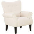 thumbnail image 6 of Richryce Mid-Century Accent Chair, Beige, 6 of 9