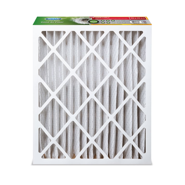 BestAir Honeywell Home Heating Air Fit, 20x25x4 Series 1000 MERV 8