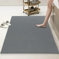 thumbnail image 2 of 58 x 32 Extra Large Shower Mat for Shower Stall Tub, Non Slip Bath Mat Bathroom Accessories, PVC Mats for Shower and Bathroom, Quick Drying, (Gray, 58"x32"), 2 of 8