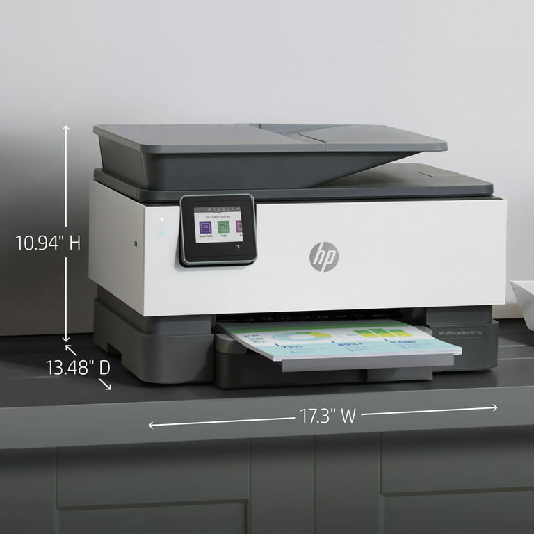 HP Officejet Pro 9015e Multifunction Printer-Color-Copier/Fax/Scanner-32 Mono/32 ppm Color Print-4800x1200 dpi Print-Automatic Duplex Print-25000 Pages-250 sheets Input-Color Flatbed Sca... - Walmart.com