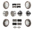 thumbnail image 1 of Transit Auto Front Rear Wheel Hub Bearings Assembly Coated Disc Brake Rotors and Ceramic Pads Shoes Kit (10Pc) for Car Jeep Grand Cherokee Dodge Durango - Left Right Side (Driver Passenger) KBB-121602, 1 of 2