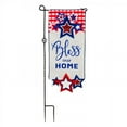 thumbnail image 2 of Americana Bless Our Home Garden Flag 2 Sided XL Patriotic, 2 of 5