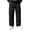 Black, variant on DYTTDG Men’s Drawstring Cargo Pants, Elastic Waist Full Length Straight Leg Trousers with Multi Pockets, Solid Color Casual Wear for Daily Walking & Outdoor