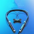 thumbnail image 4 of Auriculares Bluetooth en el oído, auriculares deportivos mreechan, 8 horas de reproducción + estéreo HiFi + Bluetooth 5.0, con micrófono, auriculares magnéticos para iPhone, iPad, Samsung y Huawei Adepaton ZH-203, 4 of 8
