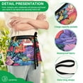 thumbnail image 4 of Yayeee Waist Apron with Pockets for Cooking Waterproof Half Server Aprons, Serene Floral Pattern, 4 of 7